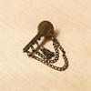 Tassel Brooch  Key Design Brooch Vintage Key Brooch Timeless Metal Pin For Casual Outfit Gifts Hat