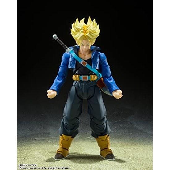 TAMASHII NATIONS S.H. Figuarts Dragon Ball Z Super Saiyan Trunks - Boy from Future (Reissue) Approximately 140mm PVC ABS Painted Action Figure