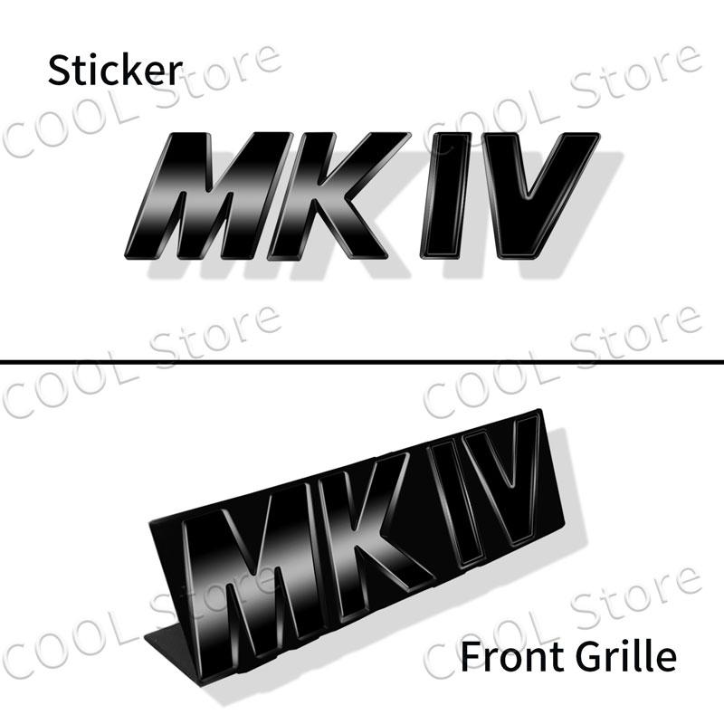 3D Metal MKIV MKV MKVI Logo Car Fender Emblem Rear Tail Trunk Badge Sticker For Volkswagen Golf MK4 MK5 MK6 MK7 Jett Passat