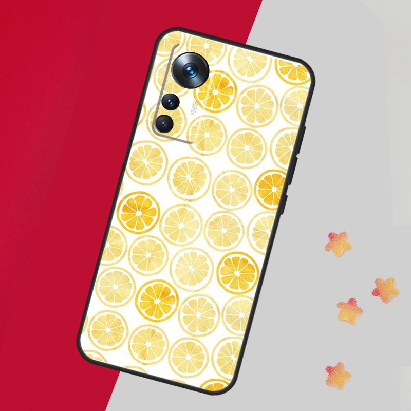 Lemon Fruit For POCO F5 X3 X5 Pro F3 F4 M5s X4 GT Case For Xiaomi 13 14 Pro 11T 12T 13T Pro 12 Lite 12X