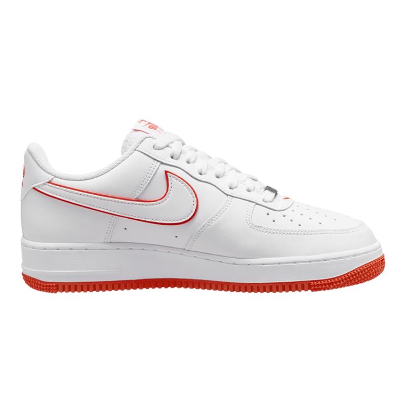 Nike Tênis Air Force 1 Low '07 Branco Vermelho Picante DV0788-102