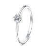 Lindon Klassischer Zirkonring aus Kupferlegierung, Damenschmuck, Hochzeitsversprechen, Partygeschenk