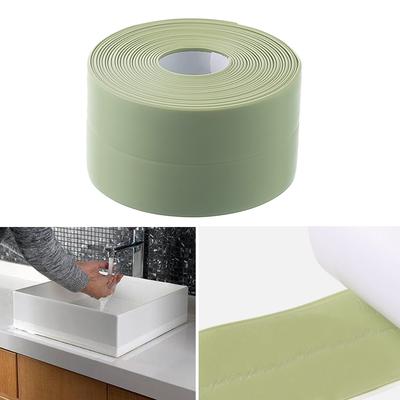 Self Adhesive Caulk Tape DIY Caulk Strip 3.8cm X 1m Repair Mildew Tape for Kitchen Countertop Wall Edge