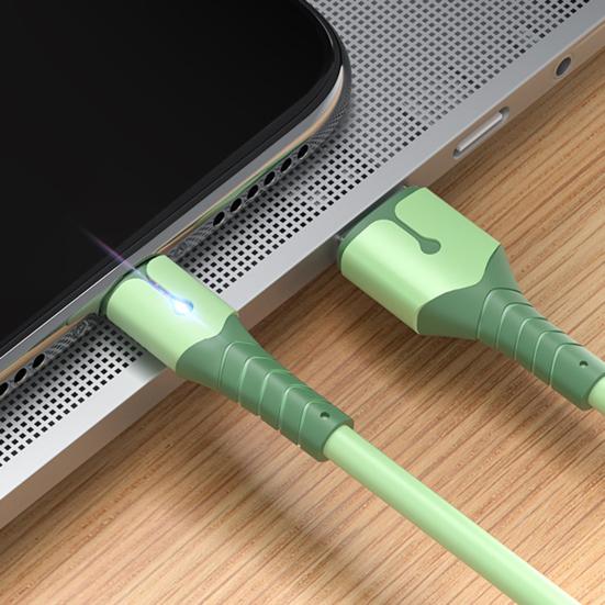 Charging Cable Type-C Charging TPE Silicone 5A Fast Soft Data Cord for Mobile