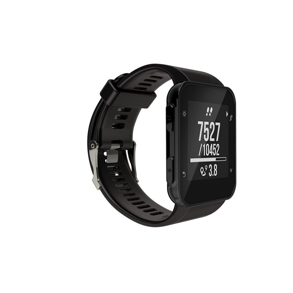 Flexible Silicone Watch Strap for Garmin Forerunner 35,Replacement Wrist Band with Adjustable Pin Buckle