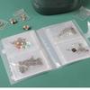 Portable Transparent Jewelry Storage Album, PVC Sealed, Anti-Oxidation Bag for Silver Necklaces & Earrings