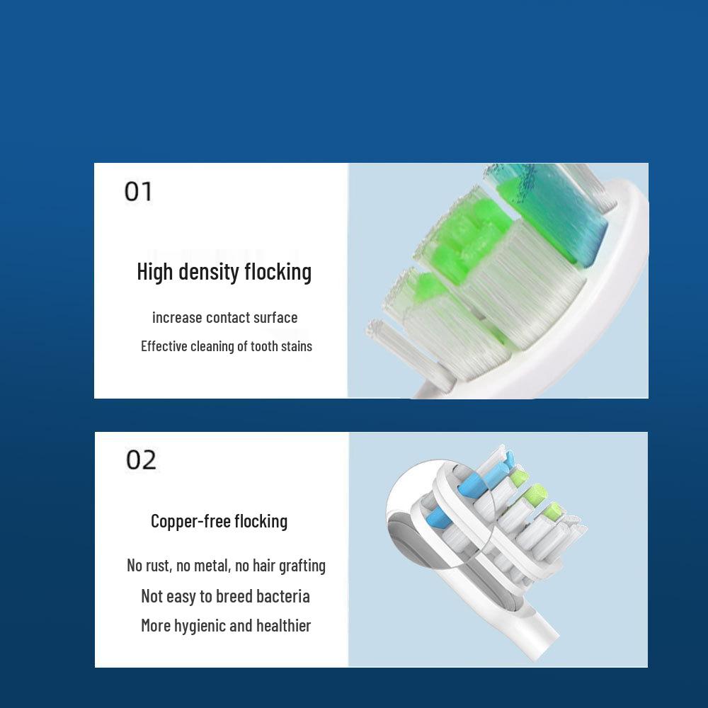 Compatible with Philips Diamond 3 Series Toothbrush Heads HX5272/HX527W/HX5282/HX528B/C2 Plaque.