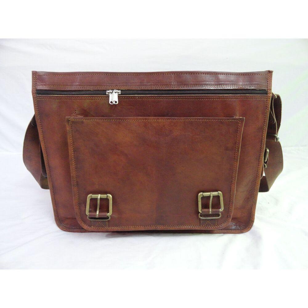 18 În Servietă Laptop Geantă Messenger din piele de capră Genți de umăr