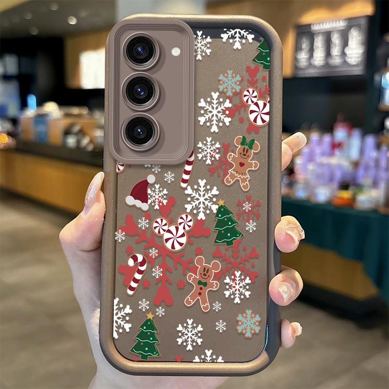 Christmas Pattern Phone Case For Samsung Galaxy A35 A34 A33 A32 5G A31 A30 A24 A23 A22 A16 A12 A06 A03 M55 Soft Shockproof Cover