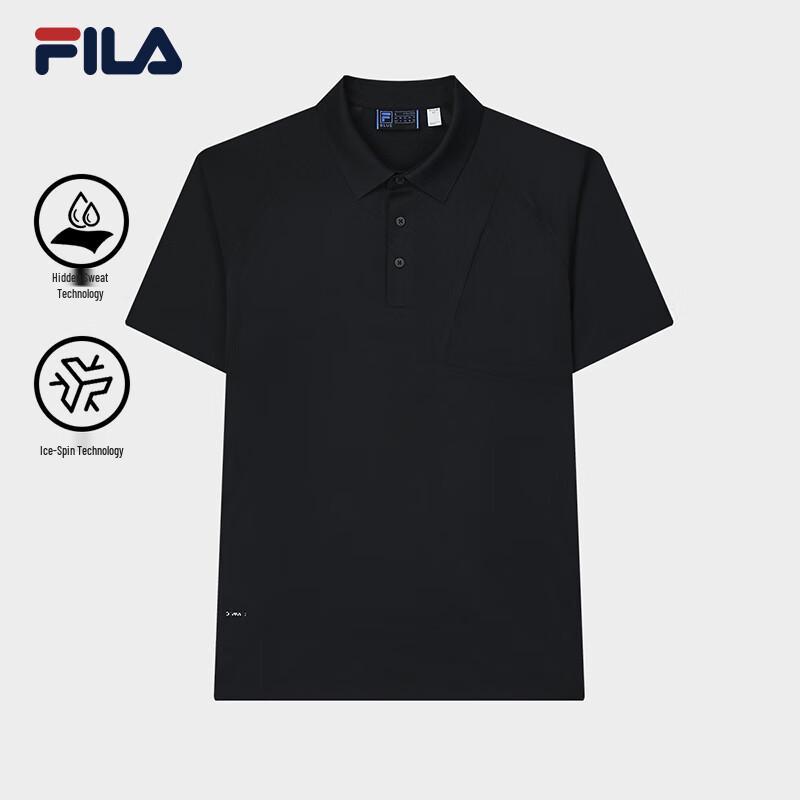 FILA Men s Knit Short Sleeve Polo Shirt M