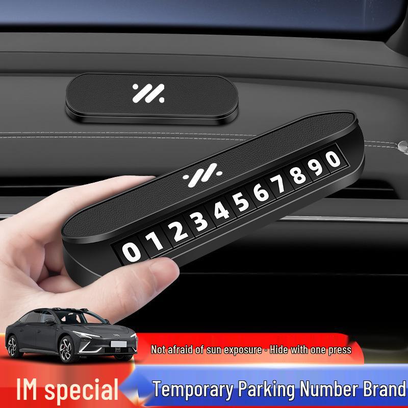 Zhiji LS Series Concealed Temporary Parking Number Plate