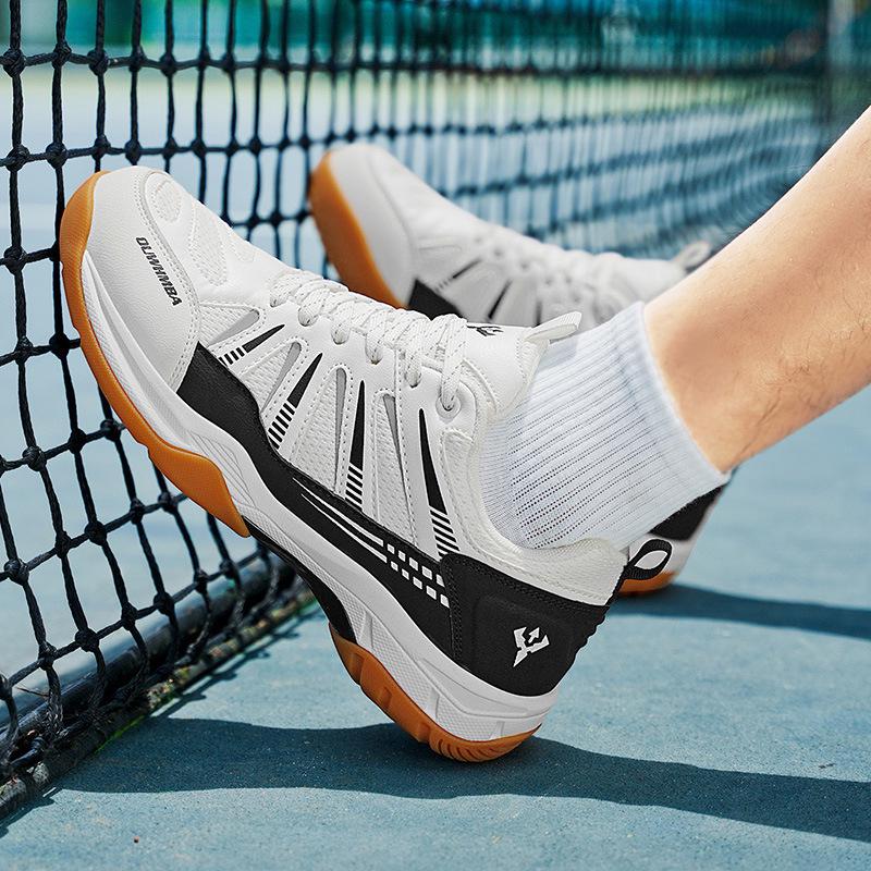 Unisex Non-slip Breathable Badminton Shoes - Shock-Absorbing, Wear-Resistant for Outdoor Training