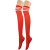 Woman Cosplay Stockings Red White Strips Lolita Long Socks Over Knee Thigh High Socks Women Compression Socks