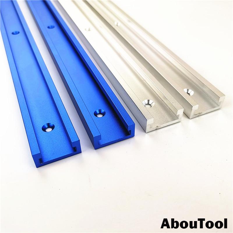 111/111/111MM Aluminium Alloy T Track Woodworking Slot Miter Tracks Jig Fixture for Router Table Bandsaws Woodworking DIY Tools