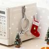 Christmas Garland Hanger Adhesive Mantle Fireplace Front Door Wreath Stocking Holder Tie Multi-functional Silicone Hook Strap
