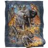 JQ Licensing Cf-Jp Silky Animals Supersoft Blanket