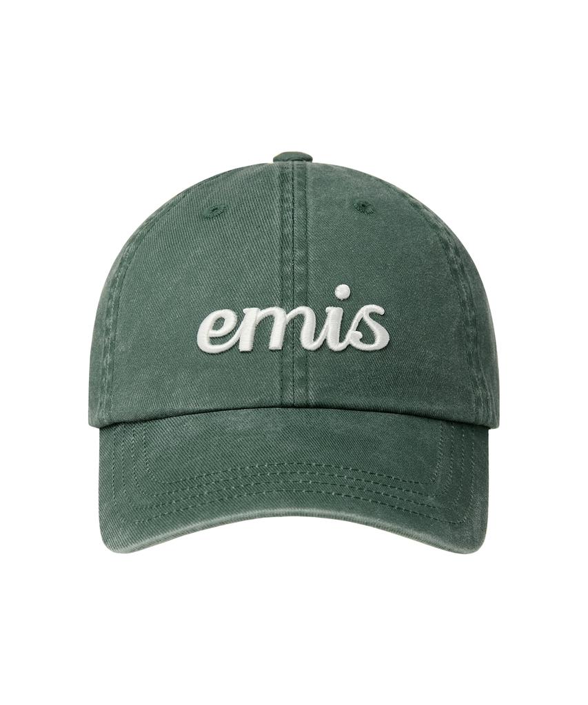 Imiseu Vintage Pigment Ball Cap-Green