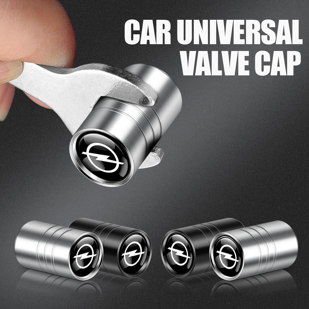 4 Stück Metall Auto Styling Rad Reifen Ventilkappen Ventilschaftabdeckungen Auto Zubehör für Opel OPC Astra Vectra Corsa Zafira Insignia Mokka