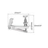 uxcell Violin Fine Tuners, Fiddle String Adjusters, Silver, for 4/4 and 3/4 Violins, 4 Pieces