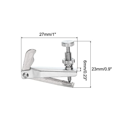 uxcell Violin Fine Tuners, Fiddle String Adjusters, Silver, for 4/4 and 3/4 Violins, 4 Pieces
