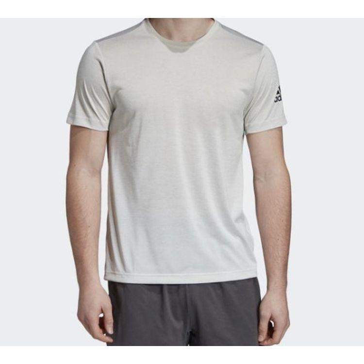 Adidas FreeLift Gradient Training Short Sleeve T-Shirt Men Tops Grey White DY9605