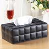 Leather Tissue Storage Box Multi-functional Napkin Dispenser Creative Paper Towel Case  Bedroom