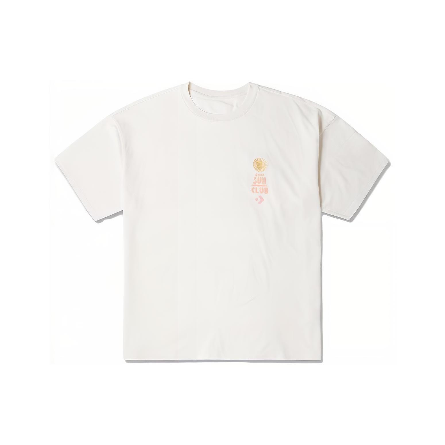 Converse Summer Beach T-Shirt Asia Sizing Ivory Men s 10025877-A01 S