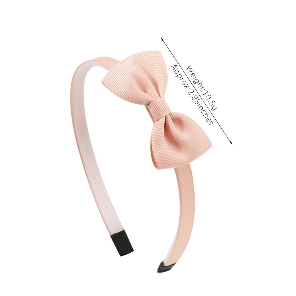 1pcs Cute Solid Color Ribbon Handmade Hair Bows Hair Bands for Girls Headband 20 Colors Cute Children Kids Baby Hair Accessories