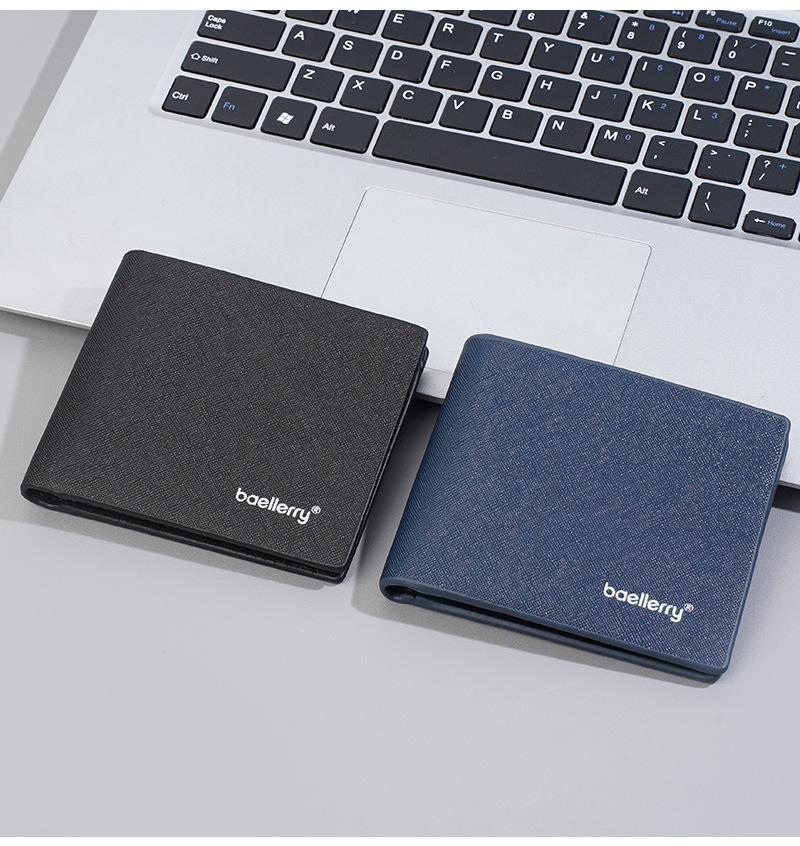 Unisex Cross-Border Frosted Leather Minimalist Card Holder Wallet