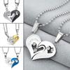 Couple Necklace Magnetic Clavicle Chain Projection Pendant Jewelry Gift