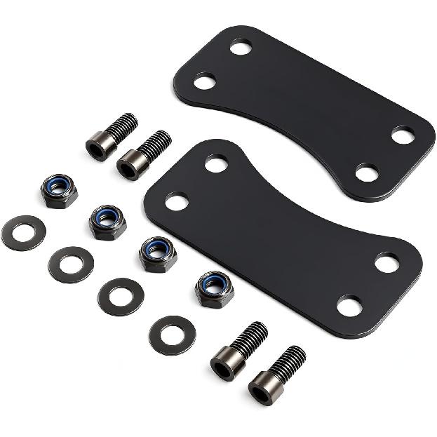 Motorcycle Risers/Lift Brackets Fender for 21" Wheel Upgrade Harley Davidson Touring 2014-2025 (Black)