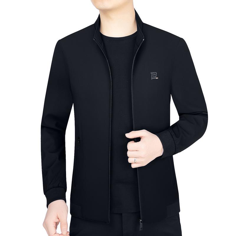 Trendy Men's Business Casual Spring Jacket 2026: Fashionable Wear for Mid-Aged and Young Men