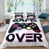 Gamepad Comforter Cover Bedding Set Teens Video Duvet Cover for Youth Kids Boys Modern Controller Bedspread Queen/King Size
