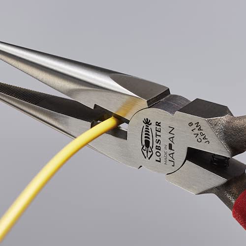 Lobtex J-CRAFT Longitudinal Bent Long Nose Pliers with Grip Adapter, J150RBTG