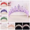 Exquisite Crystal Crown Handmade Baroque Headpiece Beaded Headpiece Bridal Tiara  Prom