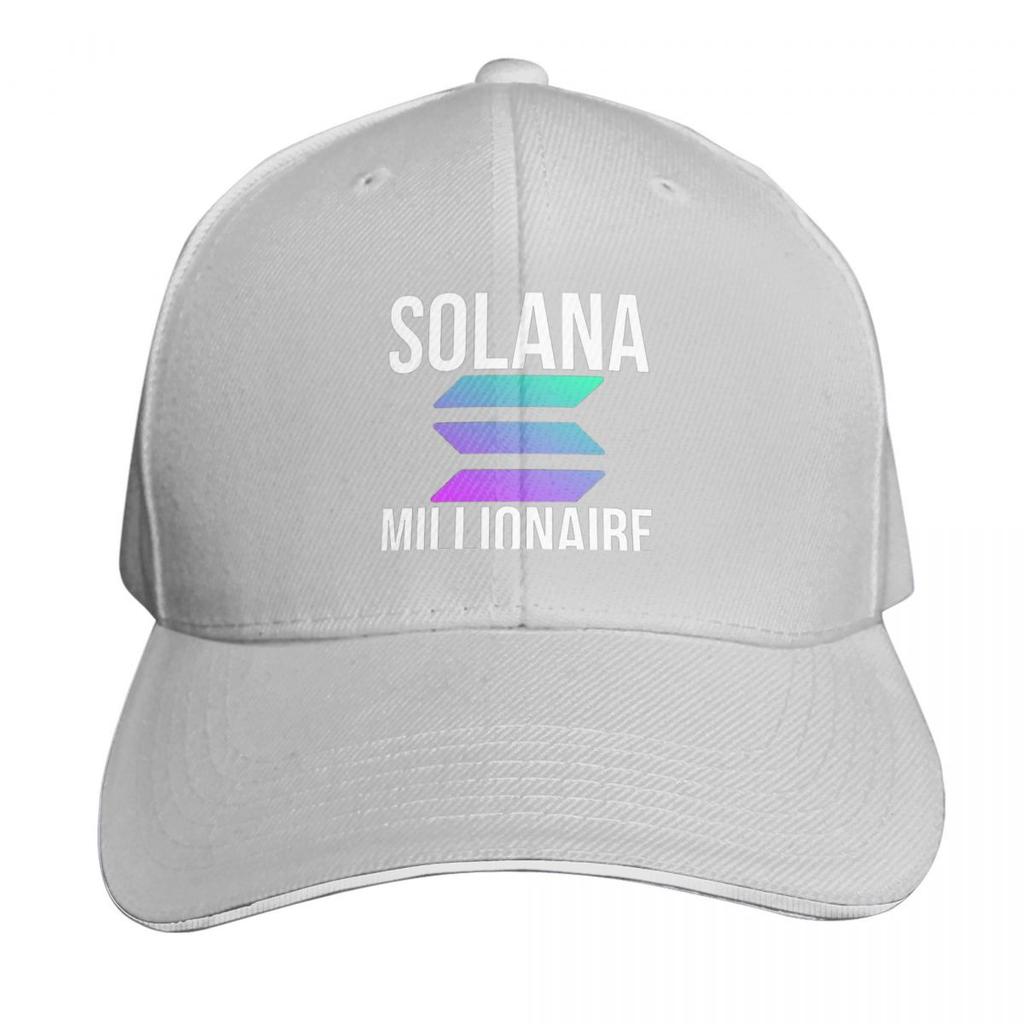Solana Crypto Solana Cryptocurrency SOL Cap Fashion Casual Baseball Caps Adjustable Hat Hip Hop Summer Unisex Baseball Hats
