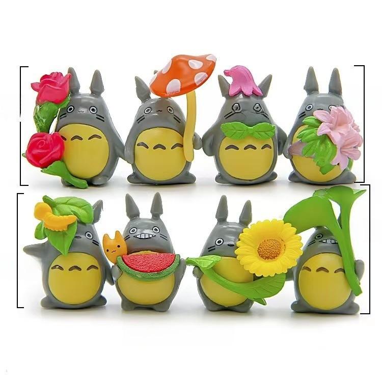 

Totoro Pvc Collectible Figure Set With Interactive Design For Kids And Collectors Mushroom