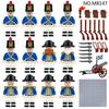 A Série Guerras Napoleônicas de Figuras da Marinha Real Europeia, Brinquedos de Blocos de Montar