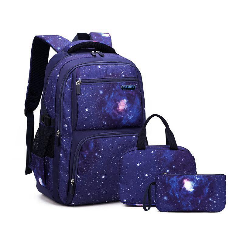 Personalized Starry Sky Backpack for Boys Primary Middle School Student Grade 4 To 6 Schoolbags Large Capacity Children Book Bag