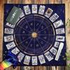 Square Flannelette Tarot Altar Cloth Board Game Pad Astrological Oracles Pad Table Cover Card Mat Divinations Tablecloth
