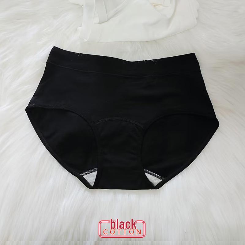 Plus Size Women's Cotton Mid-Rise Hip-Lifting Breathable Triangle Panties