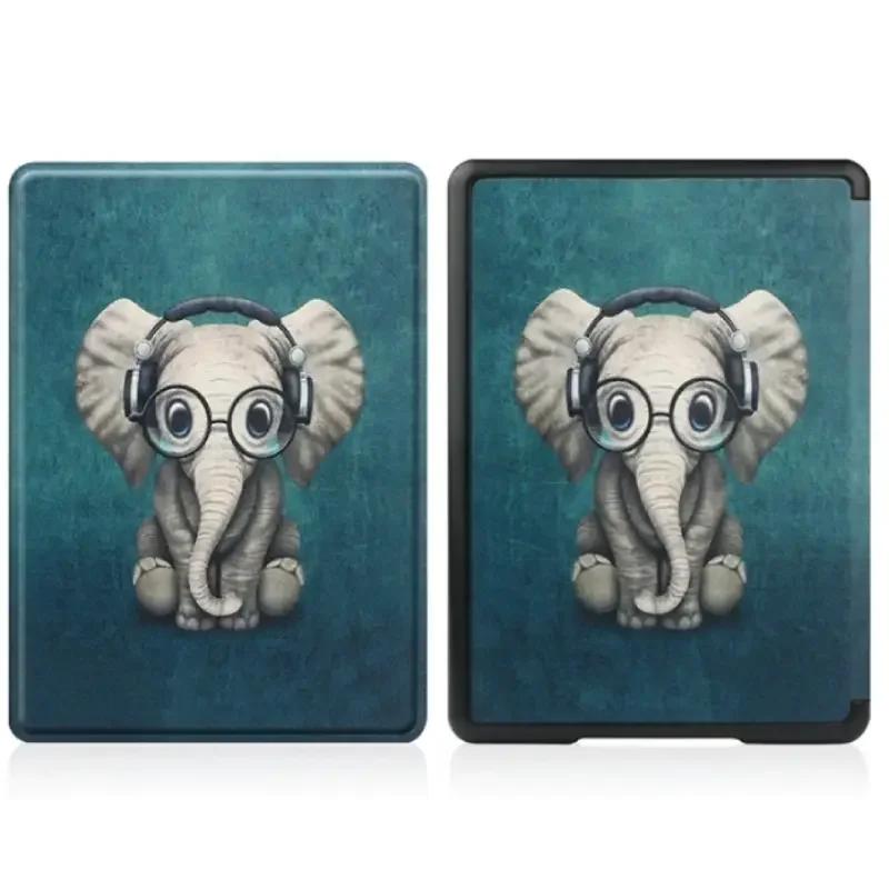 For Kindle Colorsoft Signature Edition 1st Generation Case 7 inch 2025 Leather Case Auto Sleep Cover Paperwhite 12th Gen Funda