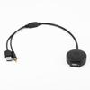 Automobile Bluetooth 4.0 Audio 3.5mm AUX USB Music Adapter Cable For Car Has AUX