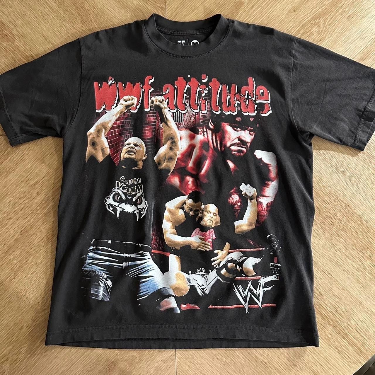 WWF Attitude Graphic T-Shirt Vintage Retro Wrestling Tee Unisex S-5XL 4XL