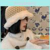 Womens Winter Fuzzy Bucket Hat Elegant And Warm Cashmere Style Blend