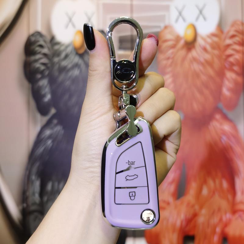 Elegantes VVDI KD Auto Klappschlüsselgehäuse: Stilvolle, hochwertige Schutzhülle & Fernbedienungshülle für Frauen