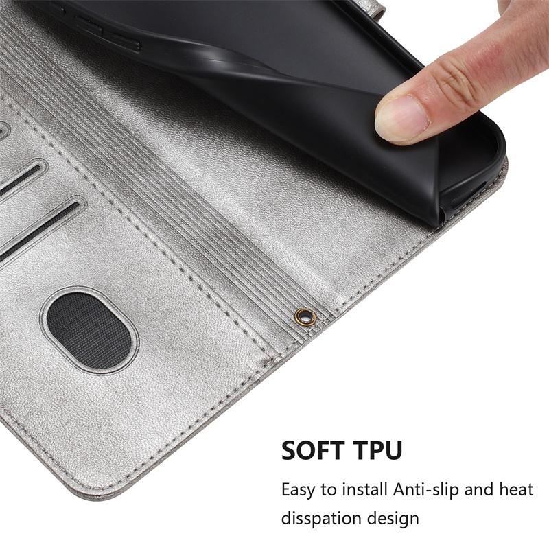 Casing For OPPO A36 A57 A57S A57E A76 A77 A77S A96 A97 K10 4G 5G Leather Wallet Pocket Card Slots Flip Case Cover