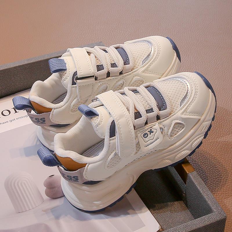 Boys' Mesh Breathable Sports Shoes, Spring 2026 – Fashionable Casual Shoes for Medium and Large Children