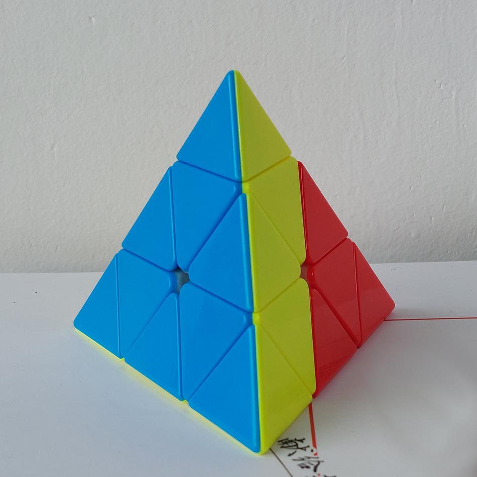 

Кубик Рубика для раннего детства: Трехцветная пирамида «Вулкан» для тренировок в детском саду, настраиваемая с нанесением логотипа