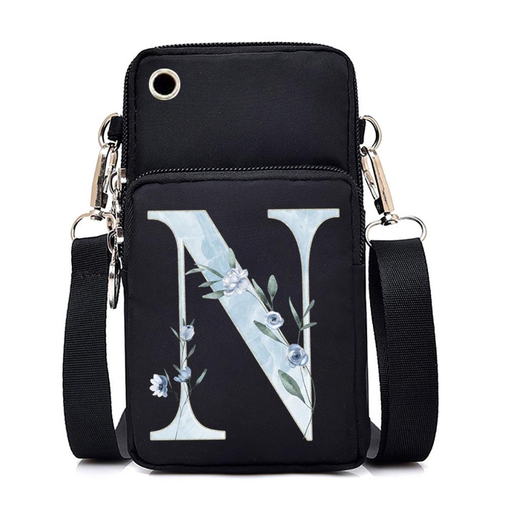 Letter Printing Go Out Portable Messenger Bag Shoulder Bag Men And Women Casual Simple